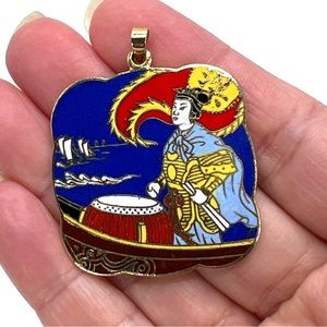 Japanese Enamel Pendant